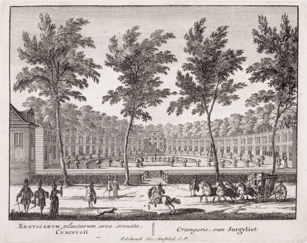 De oranjerie in Sorvgliet, uit 