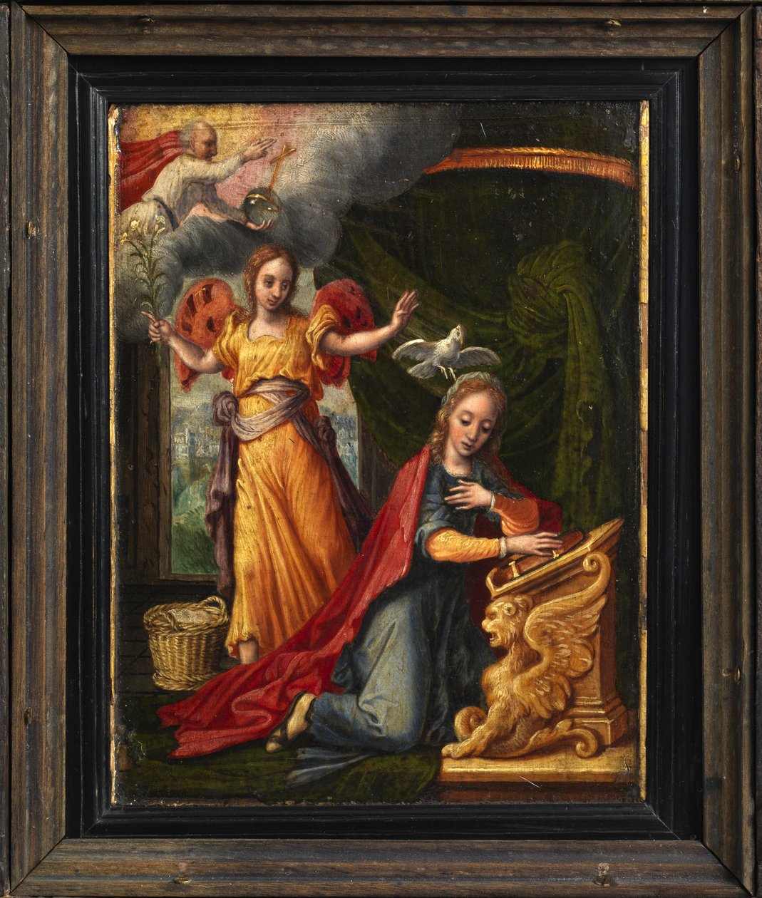Annunciatie (recto): detail, ca. 1530 door Pieter Aertsen