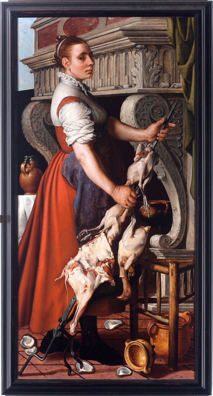 De kokkin door Pieter Aertsen