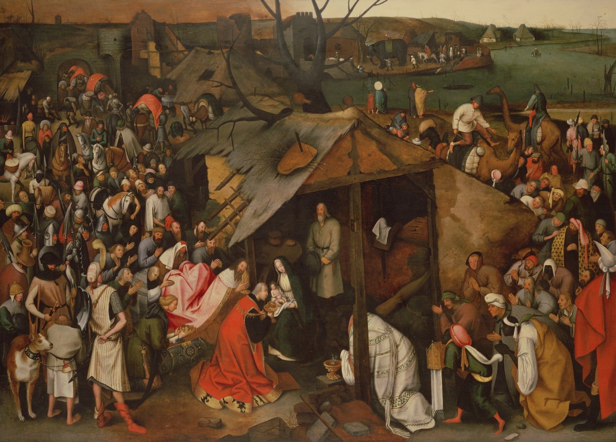 De aanbidding der wijzen door Pieter Balten
