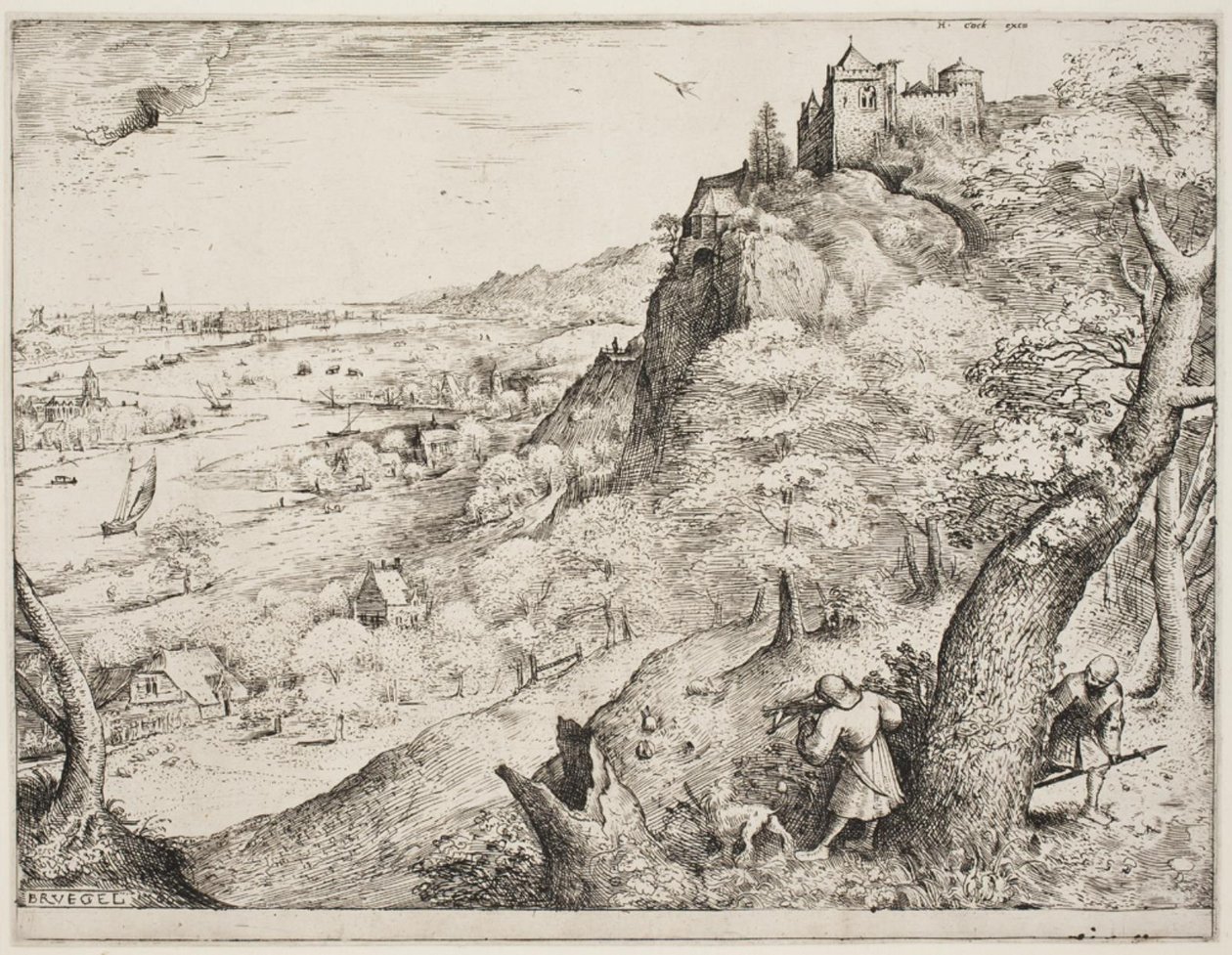 Konijnenjacht door Pieter Bruegel d.Æ.