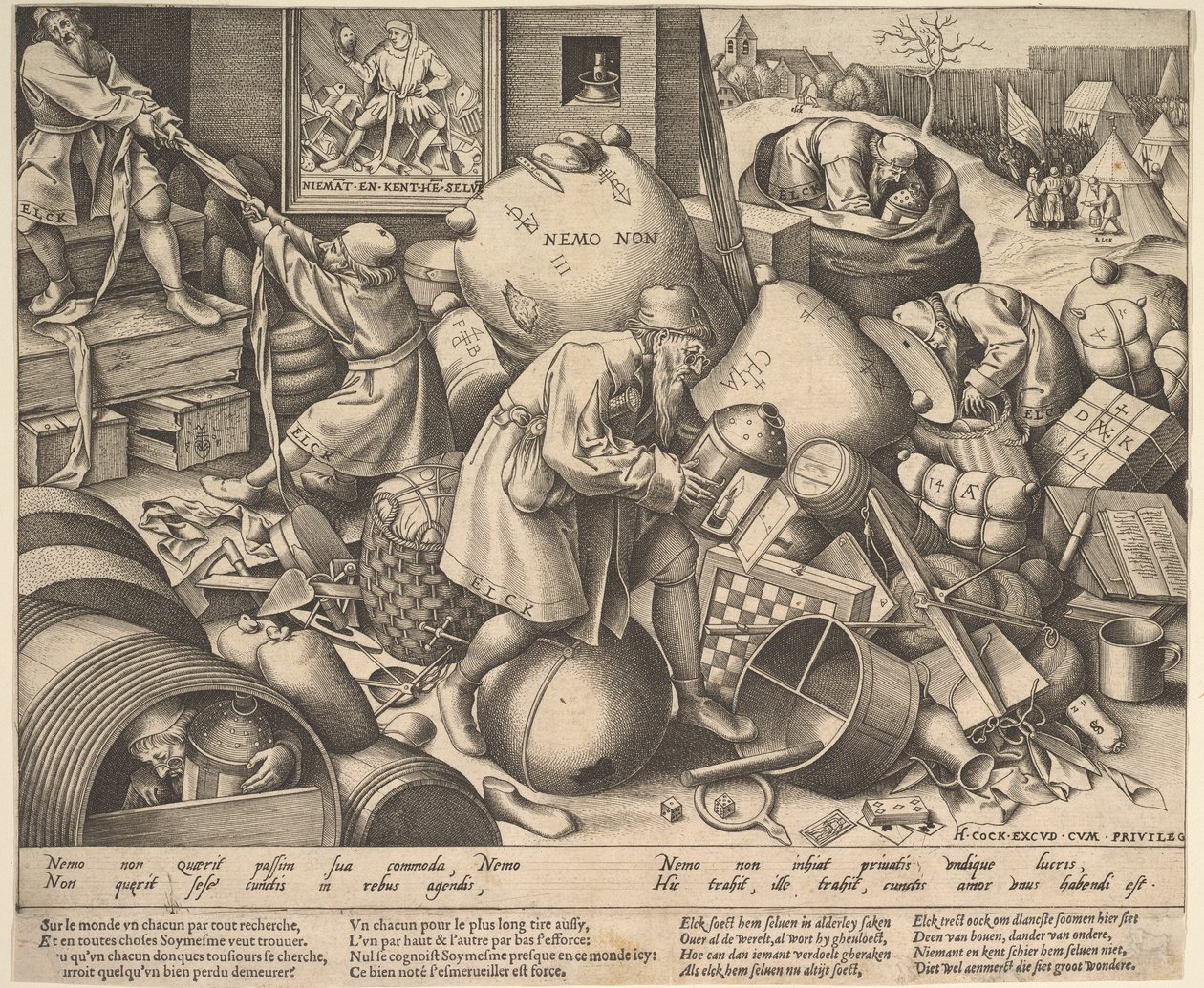 Elckerlijc, ca. 1558 door Pieter Bruegel the Elder