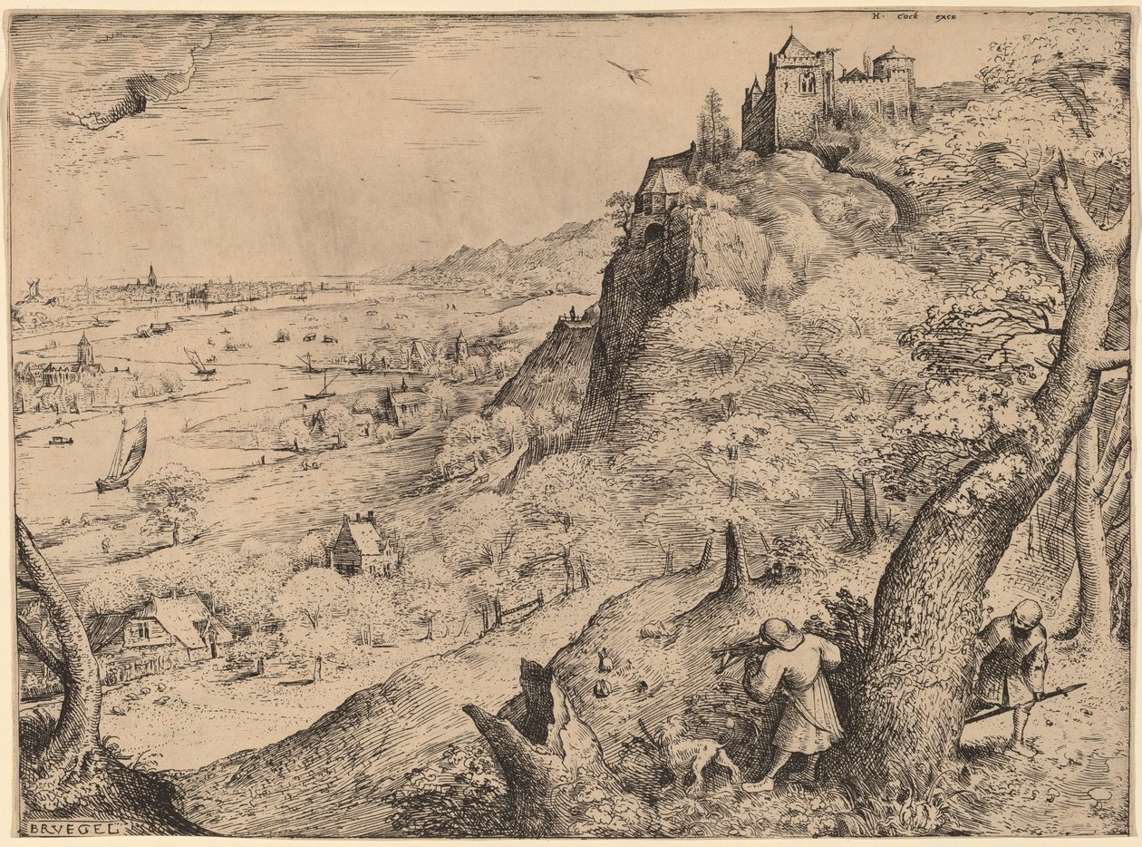 De Konijnenjagers door Pieter Bruegel the Elder