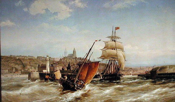 Haven van Boulogne door Pieter Christiaan Cornelis Dommelshuizen