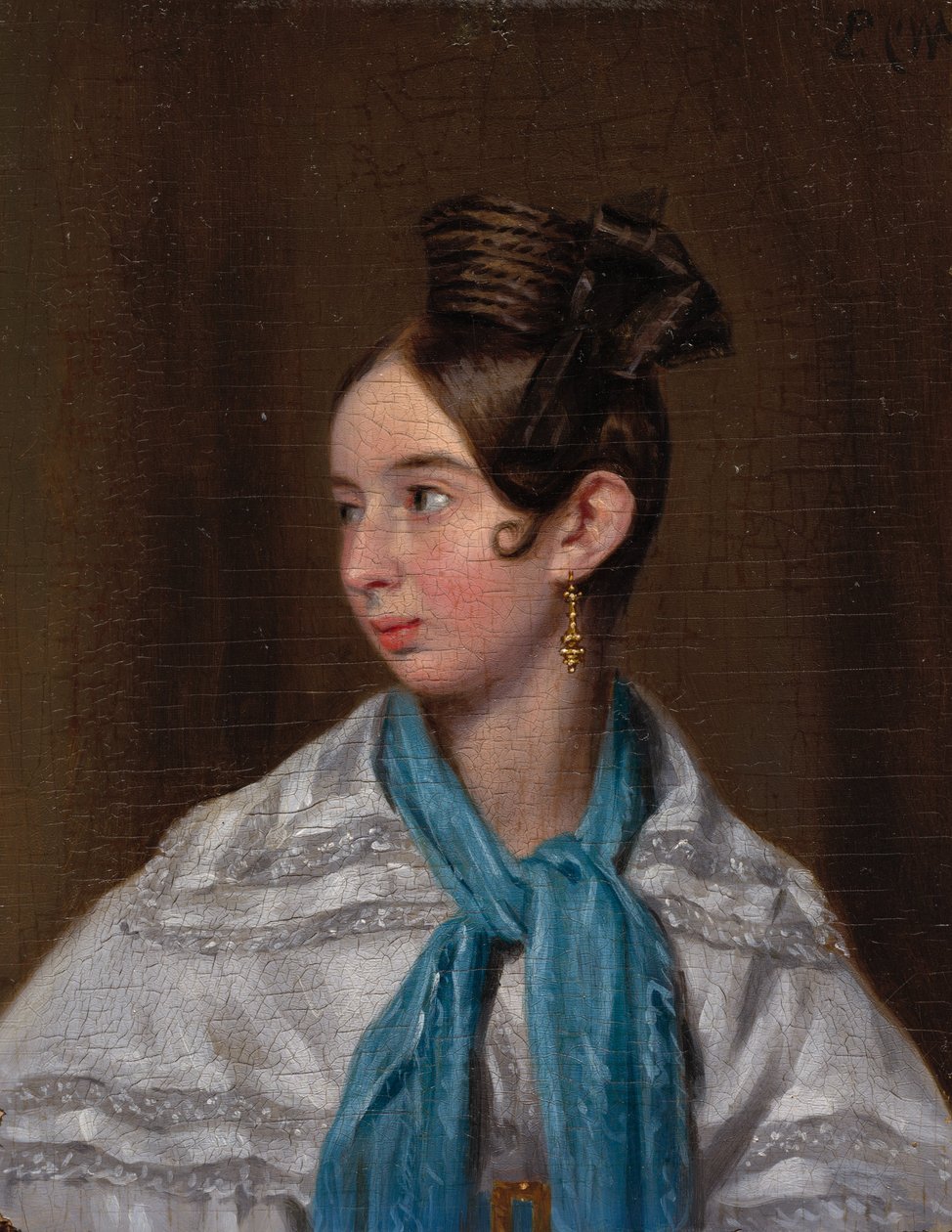 Elisa Pearson Playter, c.1837 door Pieter Christoffel Wonder
