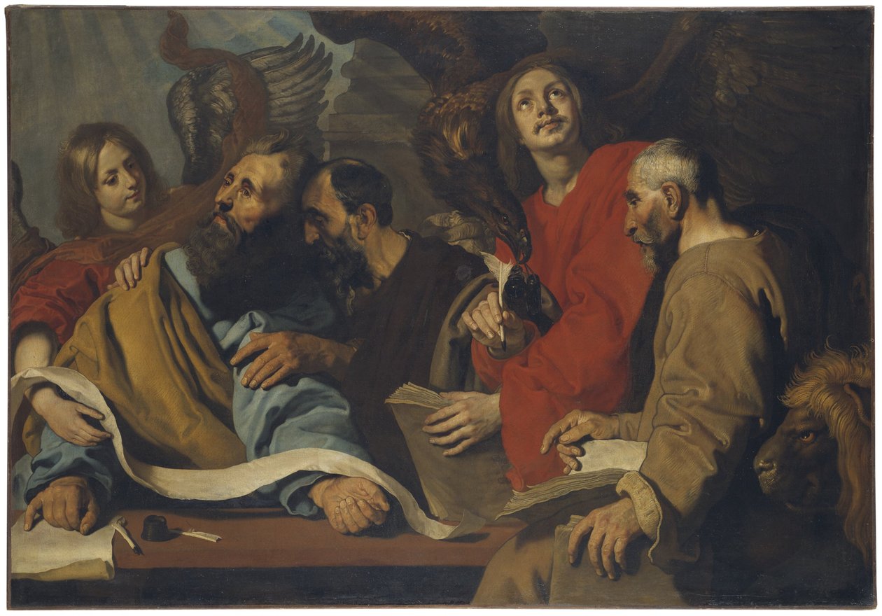 De vier evangelisten door Pieter Claesz Soutman