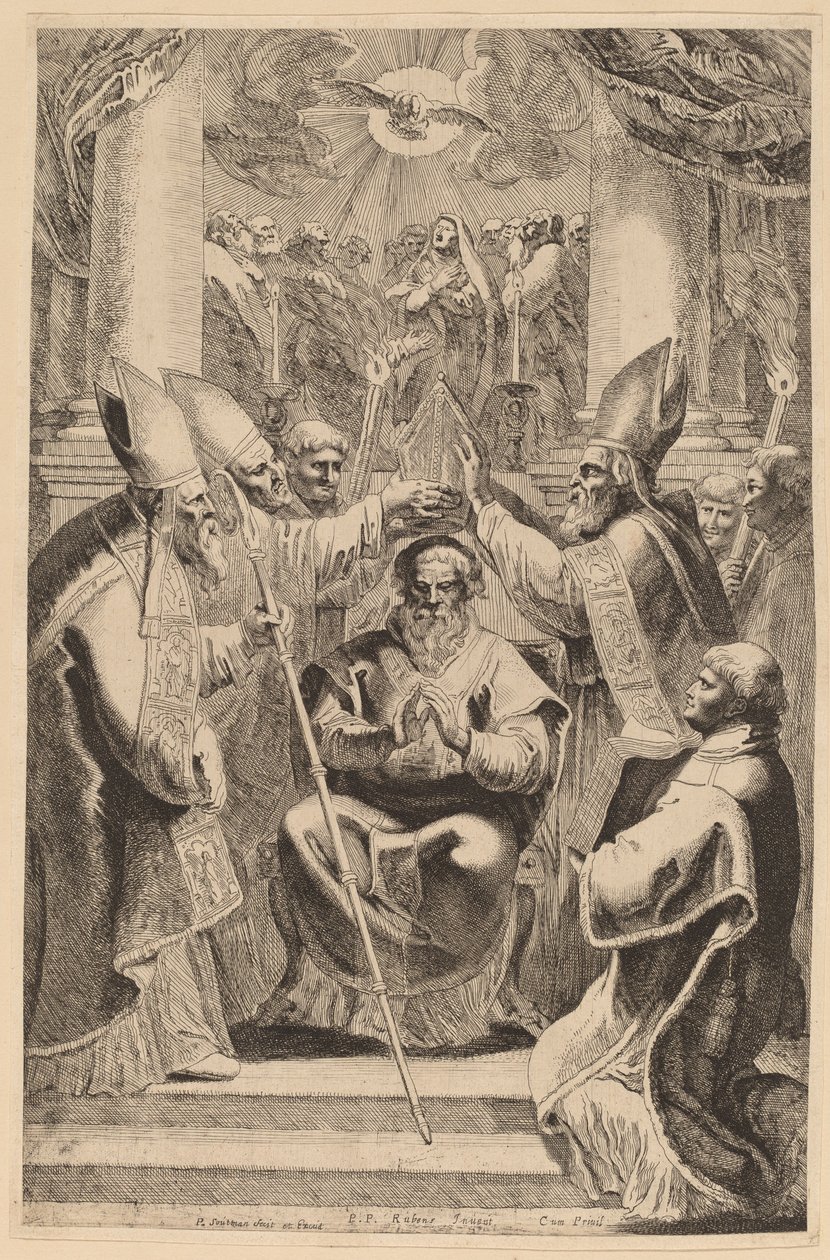 De Wijding van een Bisschop door Pieter Claesz Soutman, after Sir Peter Paul Rubens