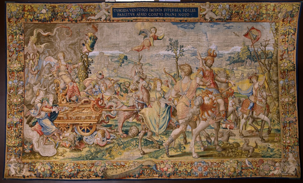 De zeven hoofdzonden: Hoogmoed door Pieter Coecke van Aelst