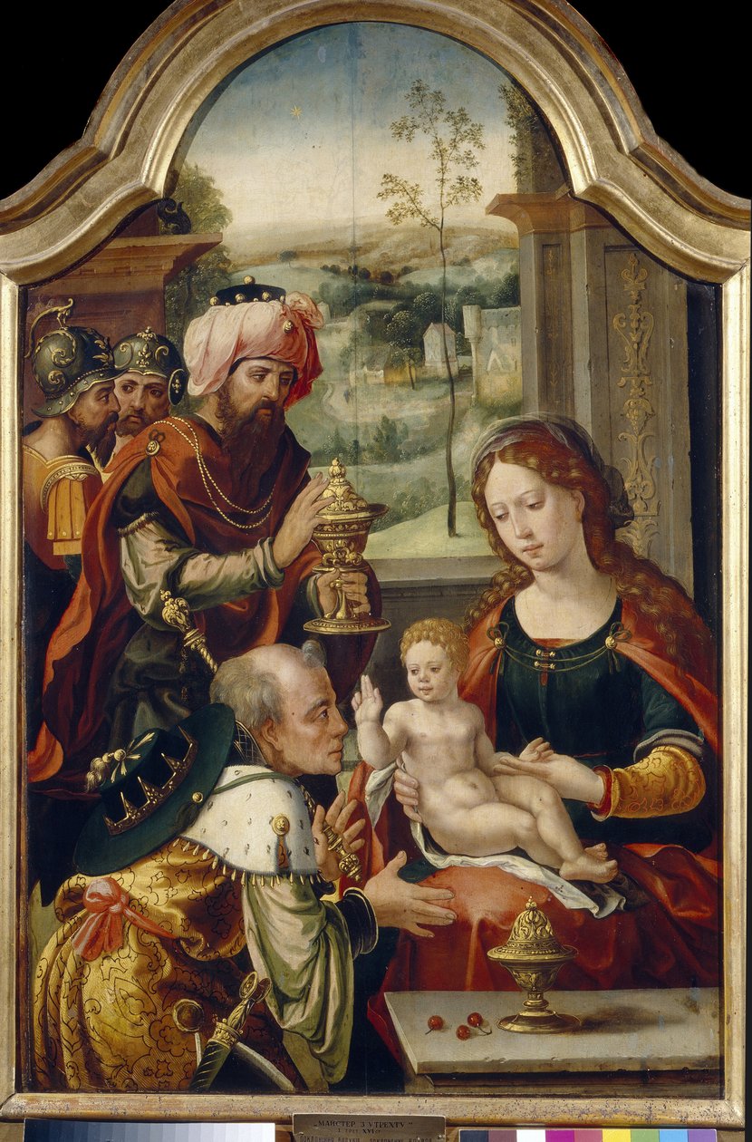 De aanbidding der wijzen door Pieter Coecke van Aelst