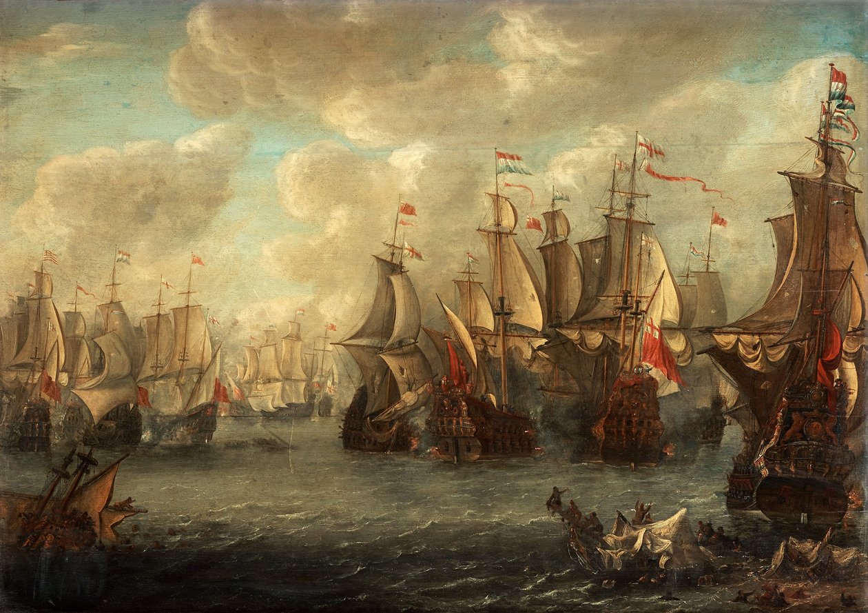 De Aanval op de Medway door Pieter Cornelisz van Soest