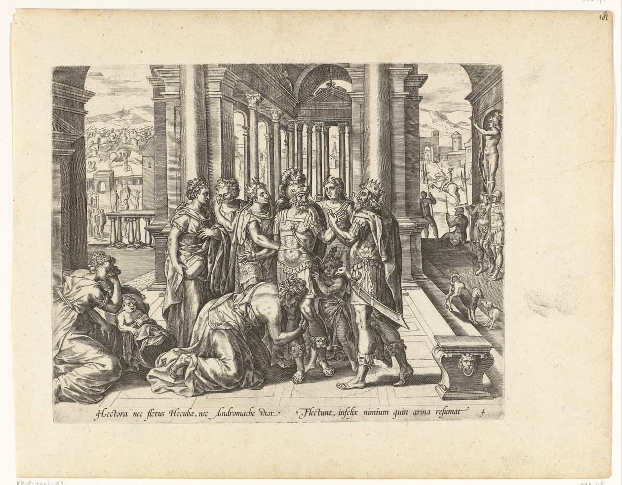 Afscheid van Hector door Pieter Jalhea Furnius