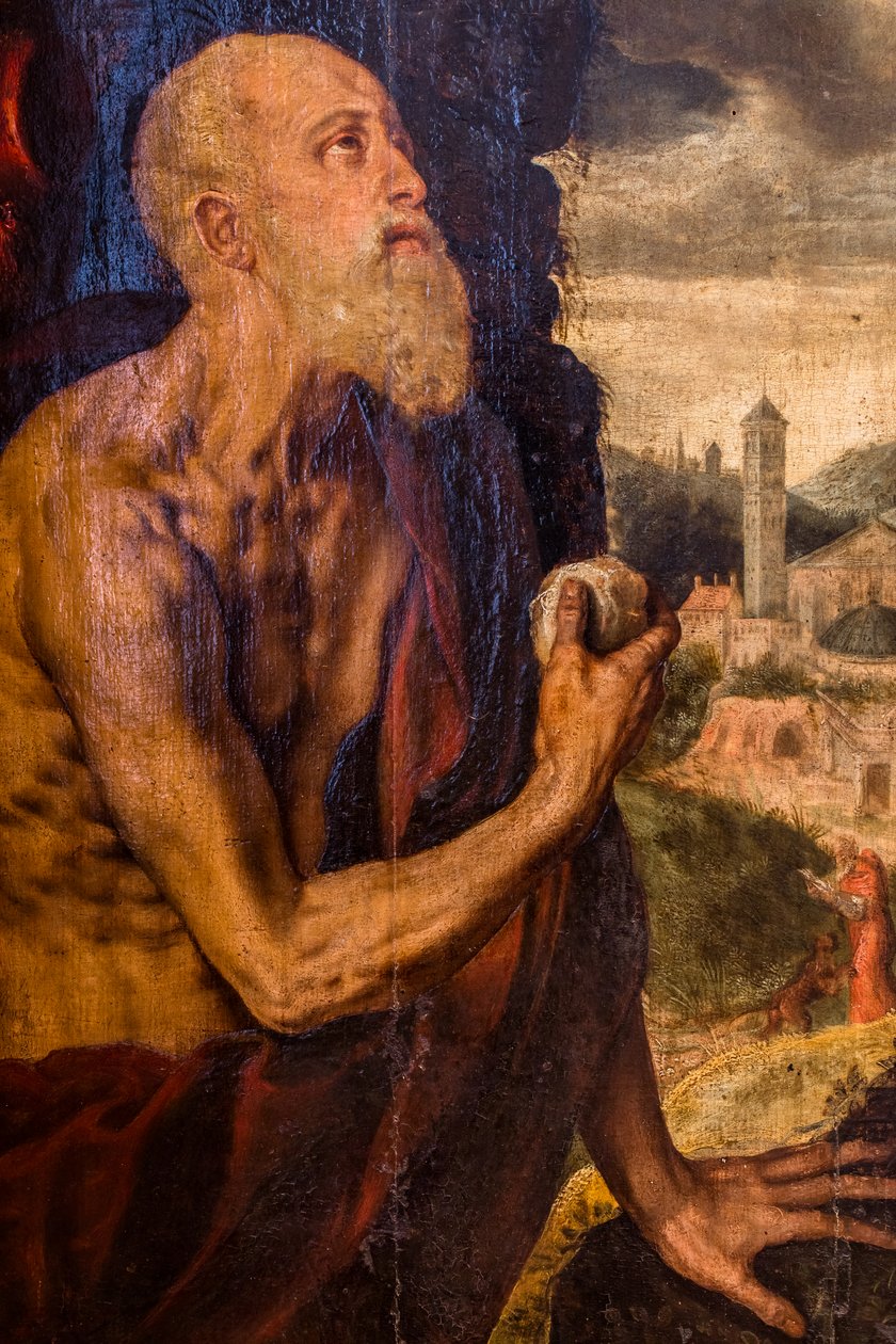 Hiëronymus de boeteling door Pieter Jansz. Pourbus