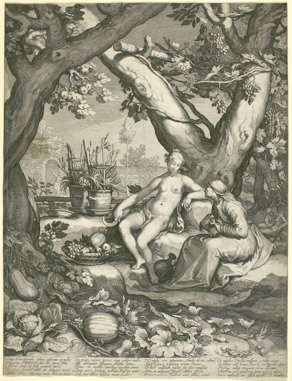 Vertumnus Leent de Gedaante van een Oude Vrouw om Pomona