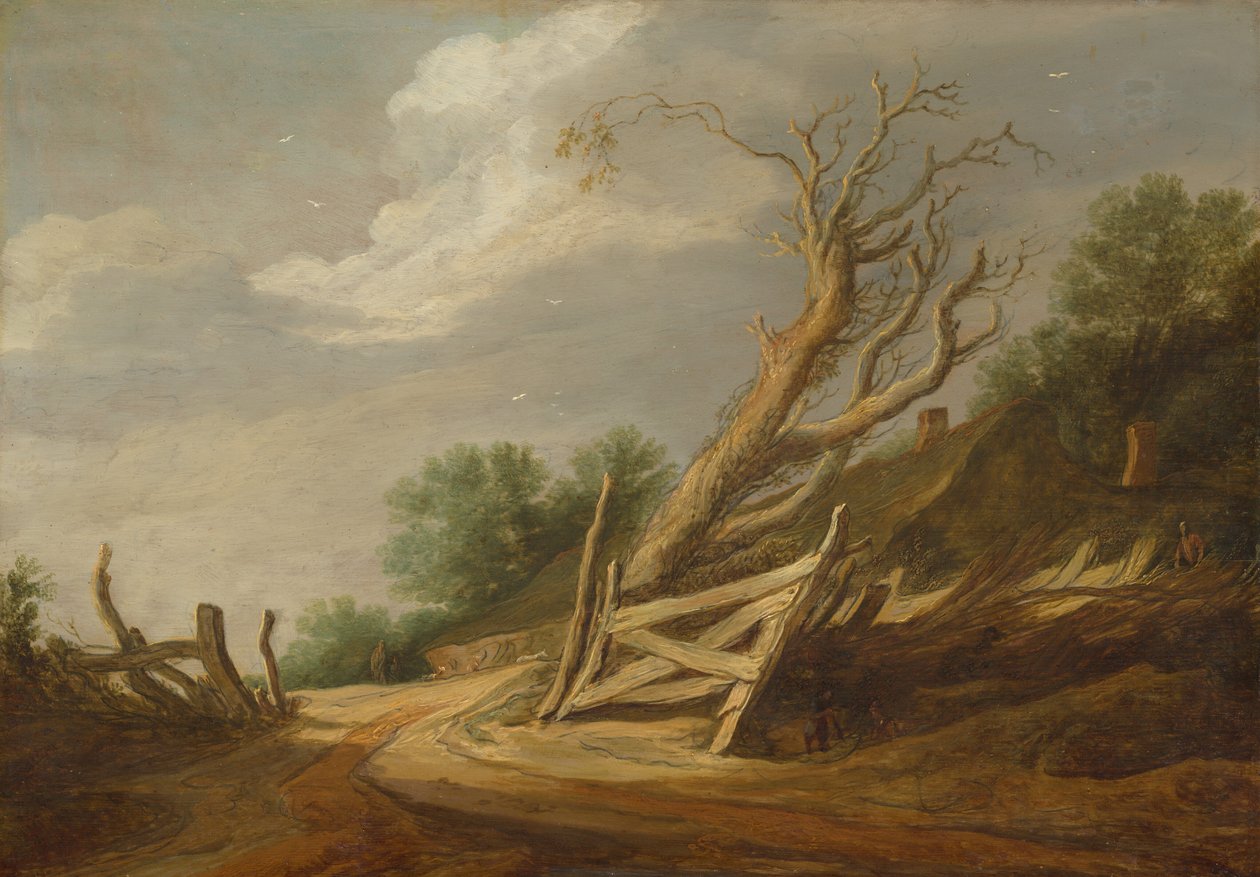 Landschap met Open Poort door Pieter Molijn