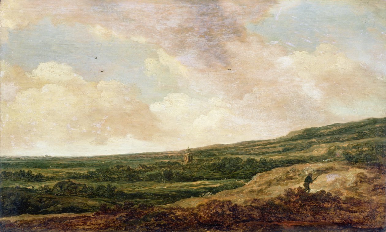 Landschap met een Jager door Pieter Molijn