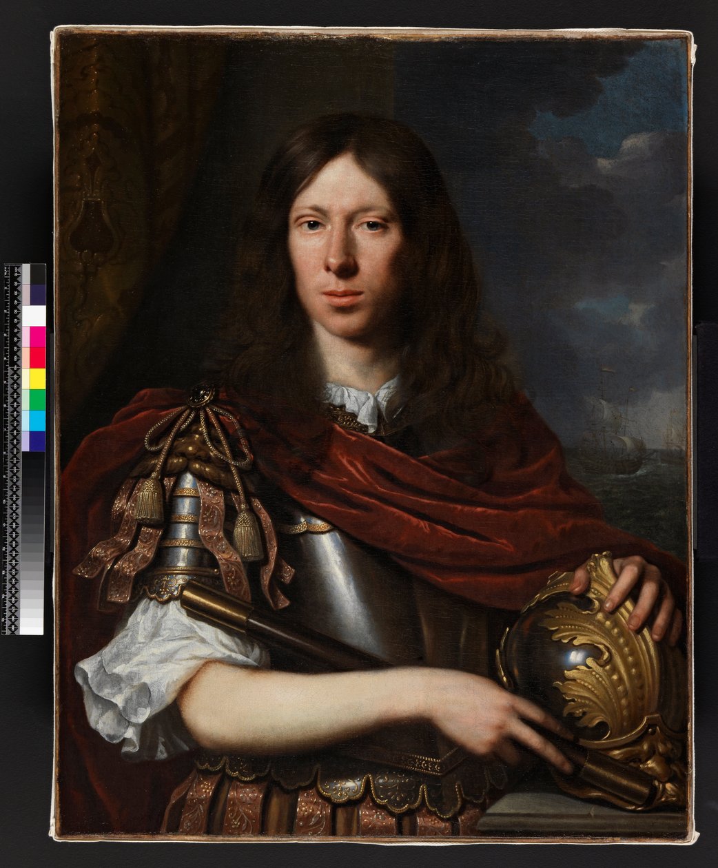 Heer met helm, voor 1690 door Pieter Nason