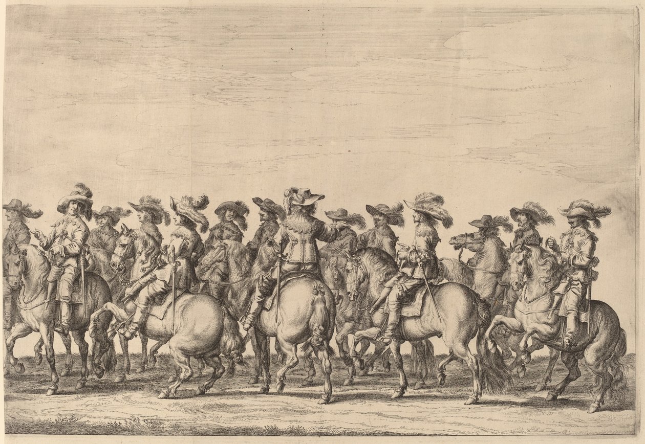 Intocht van Maria de Medici in Amsterdam [plaat 3 van 6] door Pieter Nolpe
