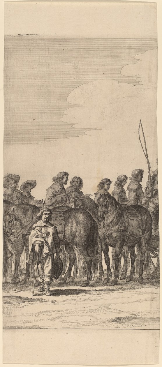 Intocht van Maria de Medici in Amsterdam [plaat 5 van 6] door Pieter Nolpe
