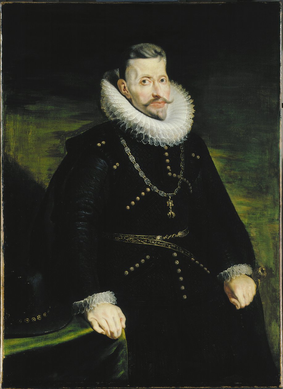 Portret van aartshertog Albert van Oostenrijk 1559-1621, Gouverneur van de Spaanse Nederlanden, 1616 door Pieter Paul Rubens