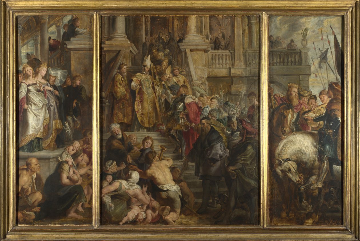 Schets voor Hoogaltaarstuk, Sint-Baafs, Gent, 1612 door Peter Paul Rubens