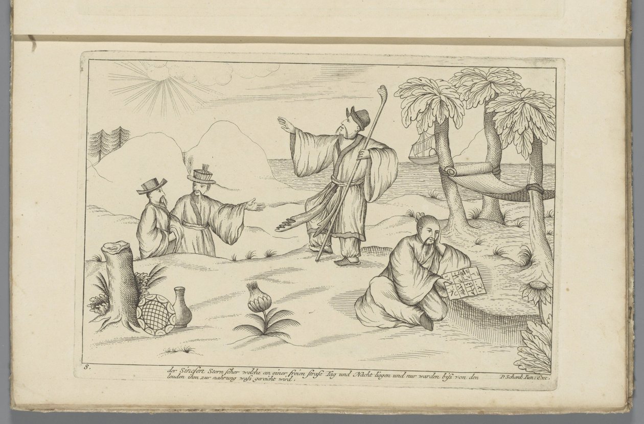 Chinese sterrenkijkers door Pieter Schenk (II)