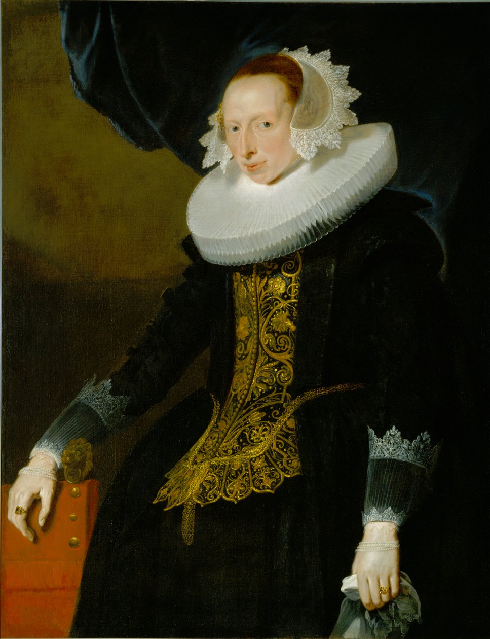 Portret van een vrouw door Pieter Soutman