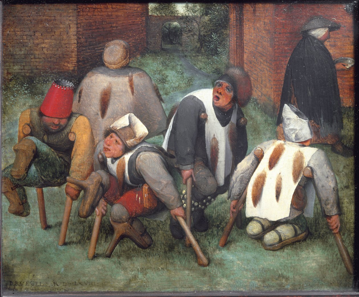 De bedelaars of de kreupelen door Pieter Bruegel the Elder