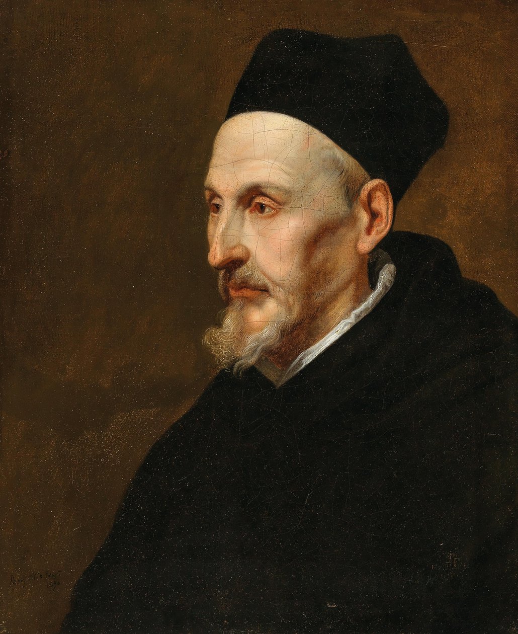 Portret van Anthonius Triest 1576-1657, bisschop van Brugge en Gent, 1650 door Pieter Thijs