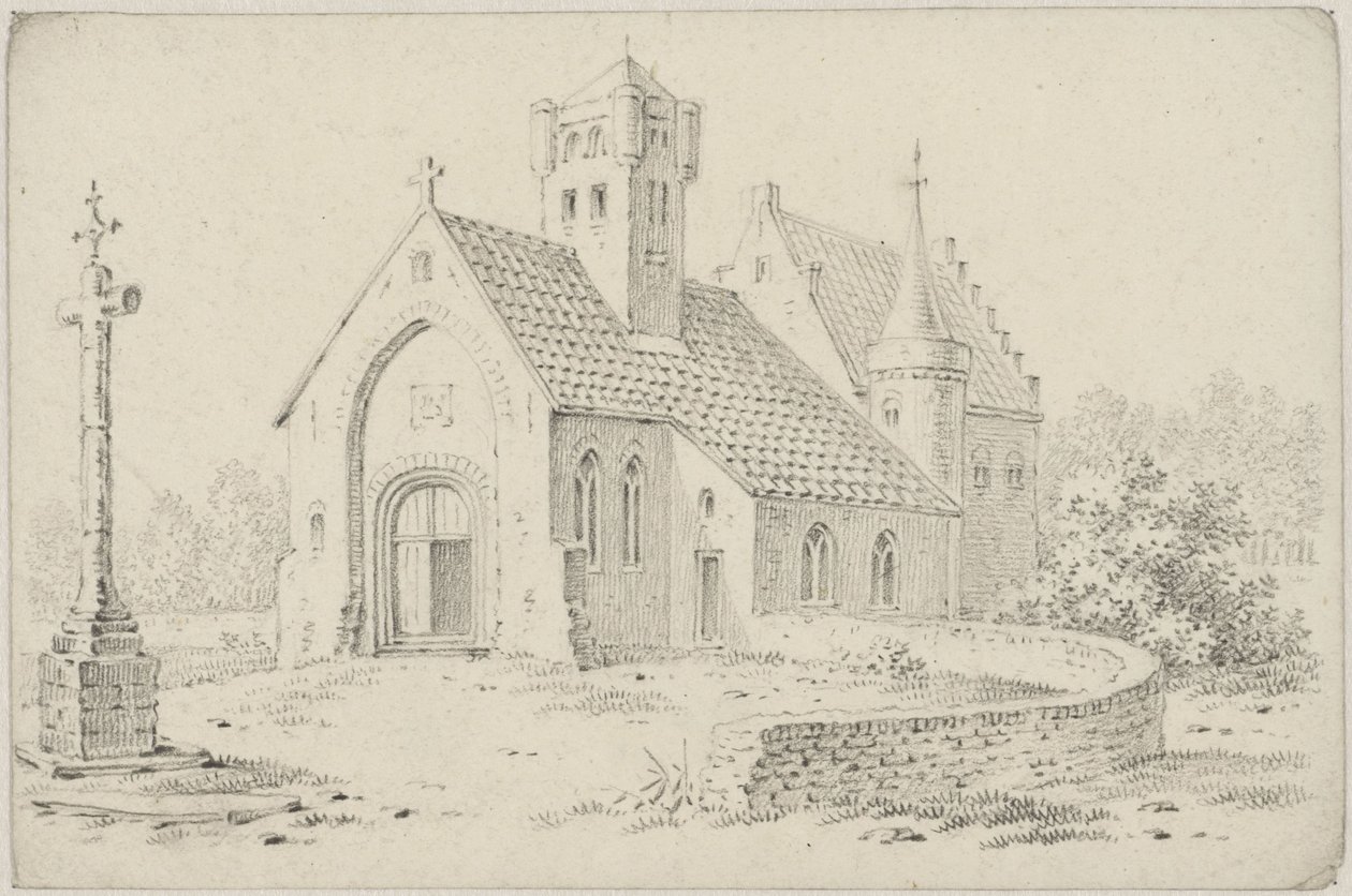 Kerk door Pieter de Goeje