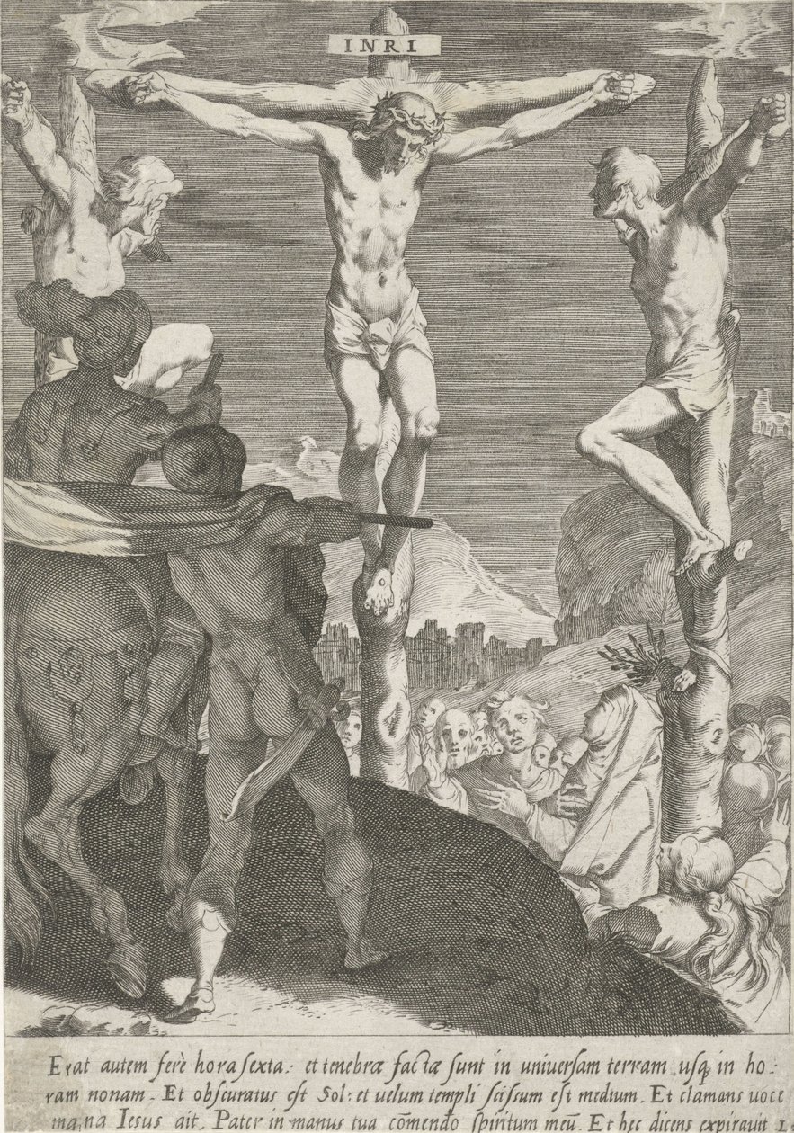 Kruisiging van Christus door Pieter de Jode (I)