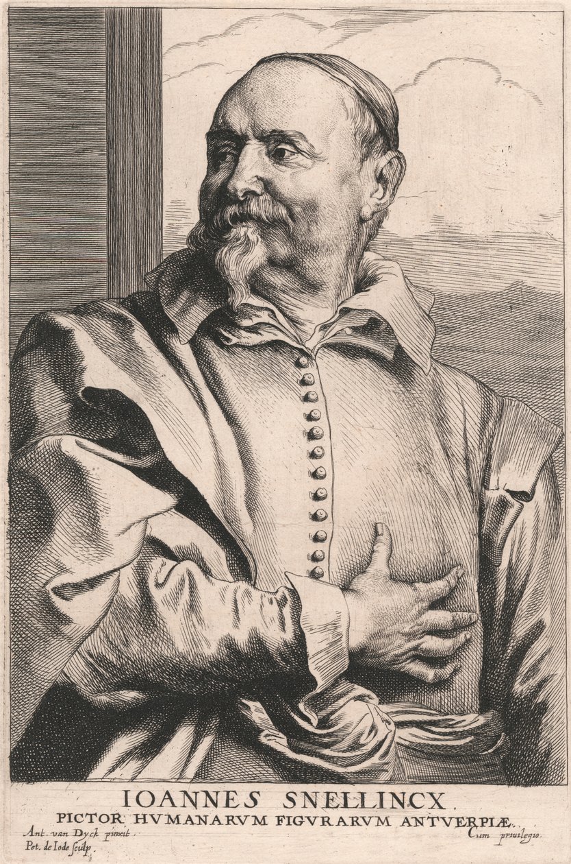 Joannes Snellincx, Pictor Humanarum Figurarum Antuerpiæ door Pieter de Jode