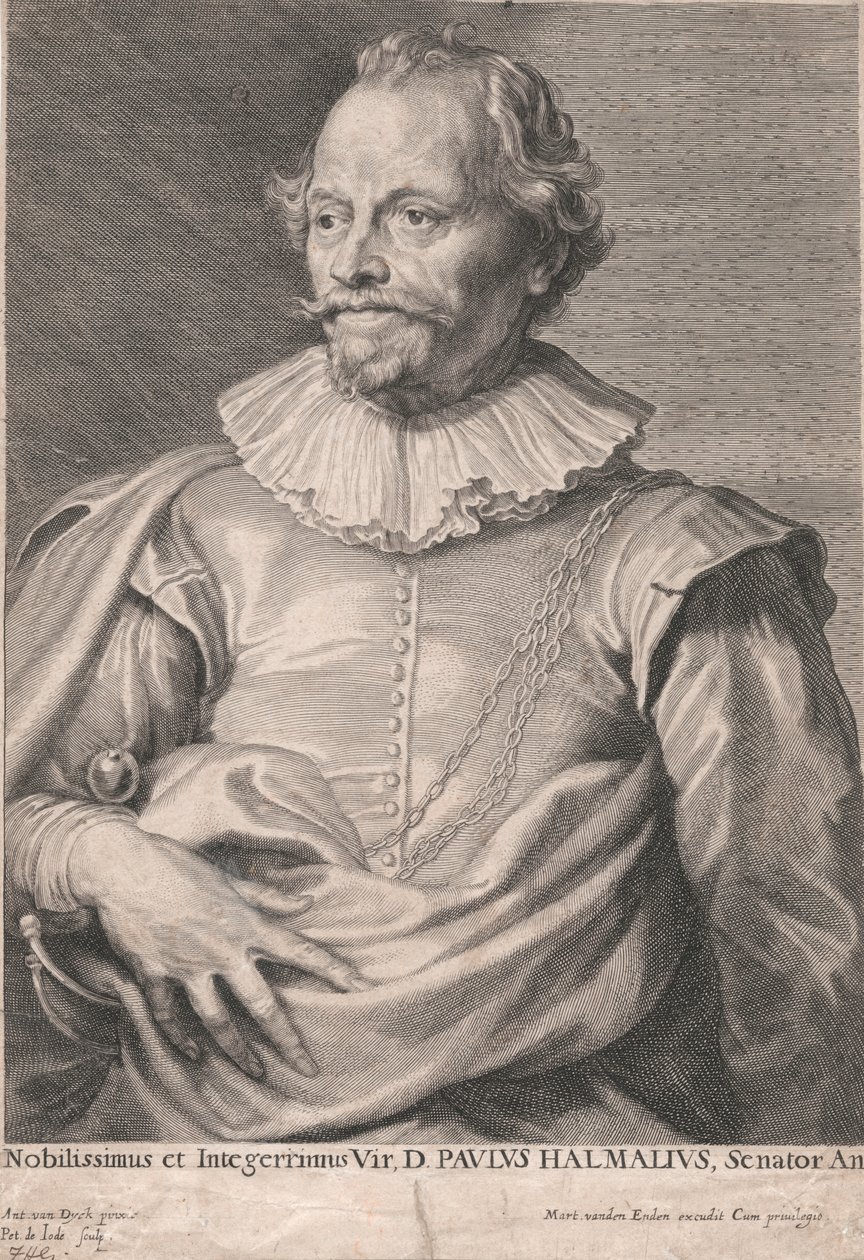 Nobilissimus et Integermus Vir, D. Paulus Halmalius, Senator Ant. door Pieter de Jode