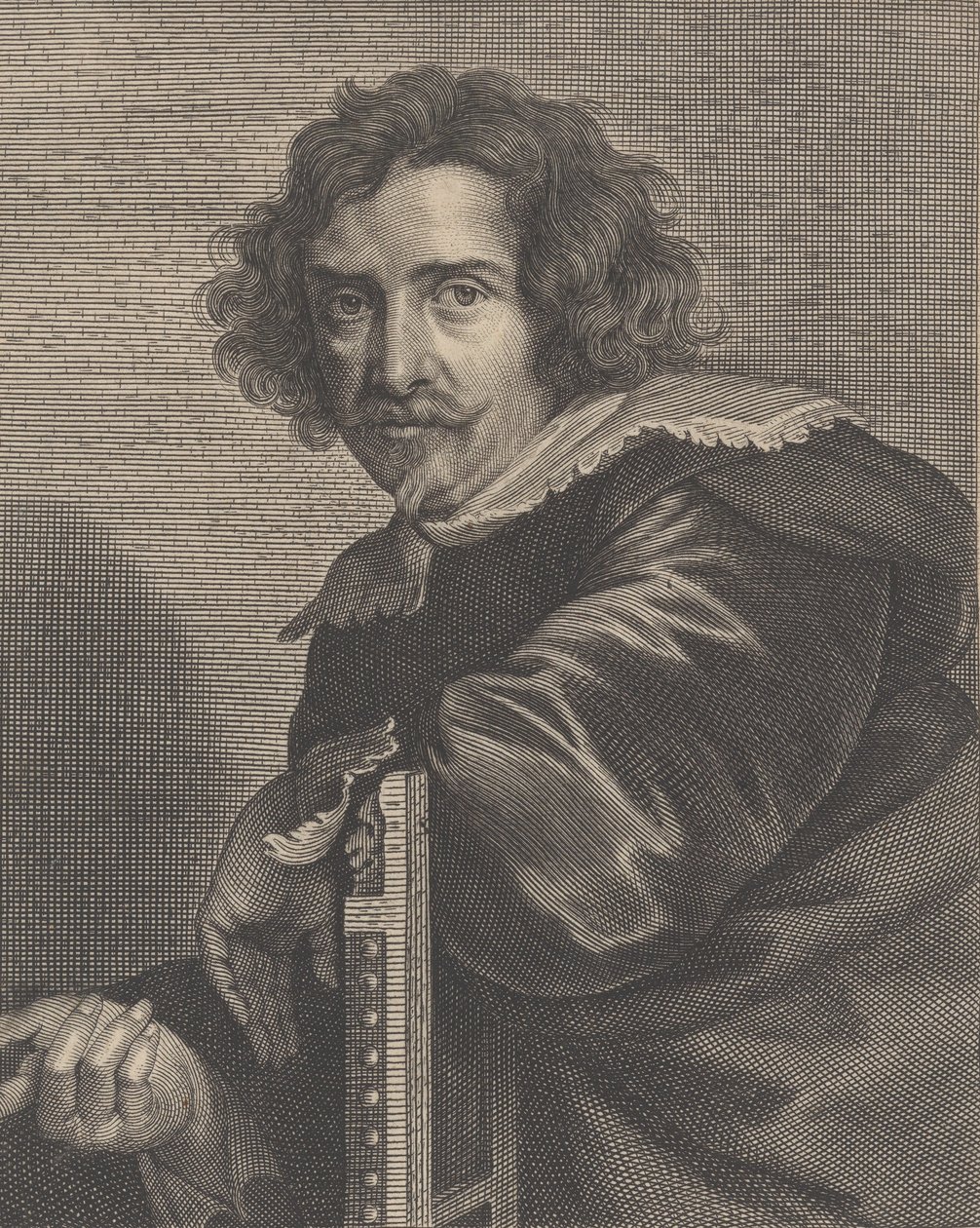 Portret van Pieter de Jode de Jongere door Pieter de Jode II