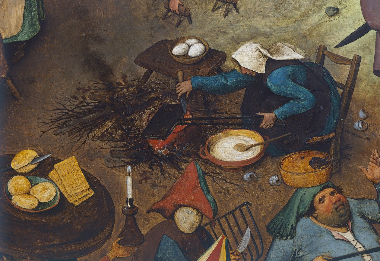 Strijd tussen Carnaval en Vasten door Pieter Bruegel the Elder