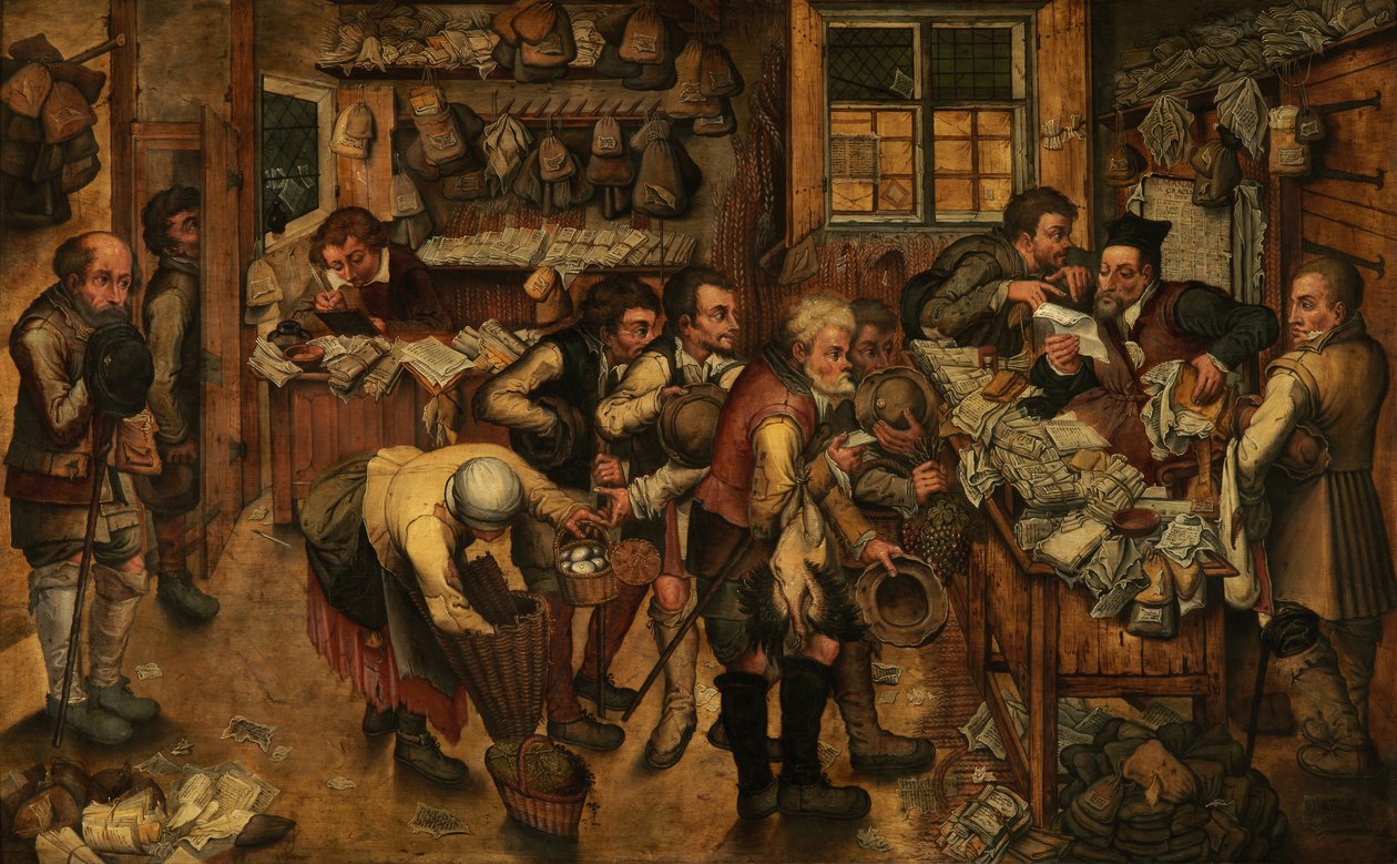 De boerenadvocaat door Pieter the Younger (after) Brueghel