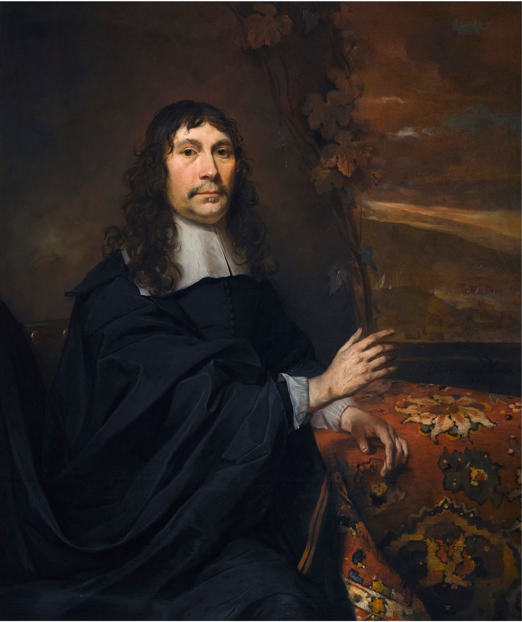 Portret van een onbekende man door Pieter van Anraedt