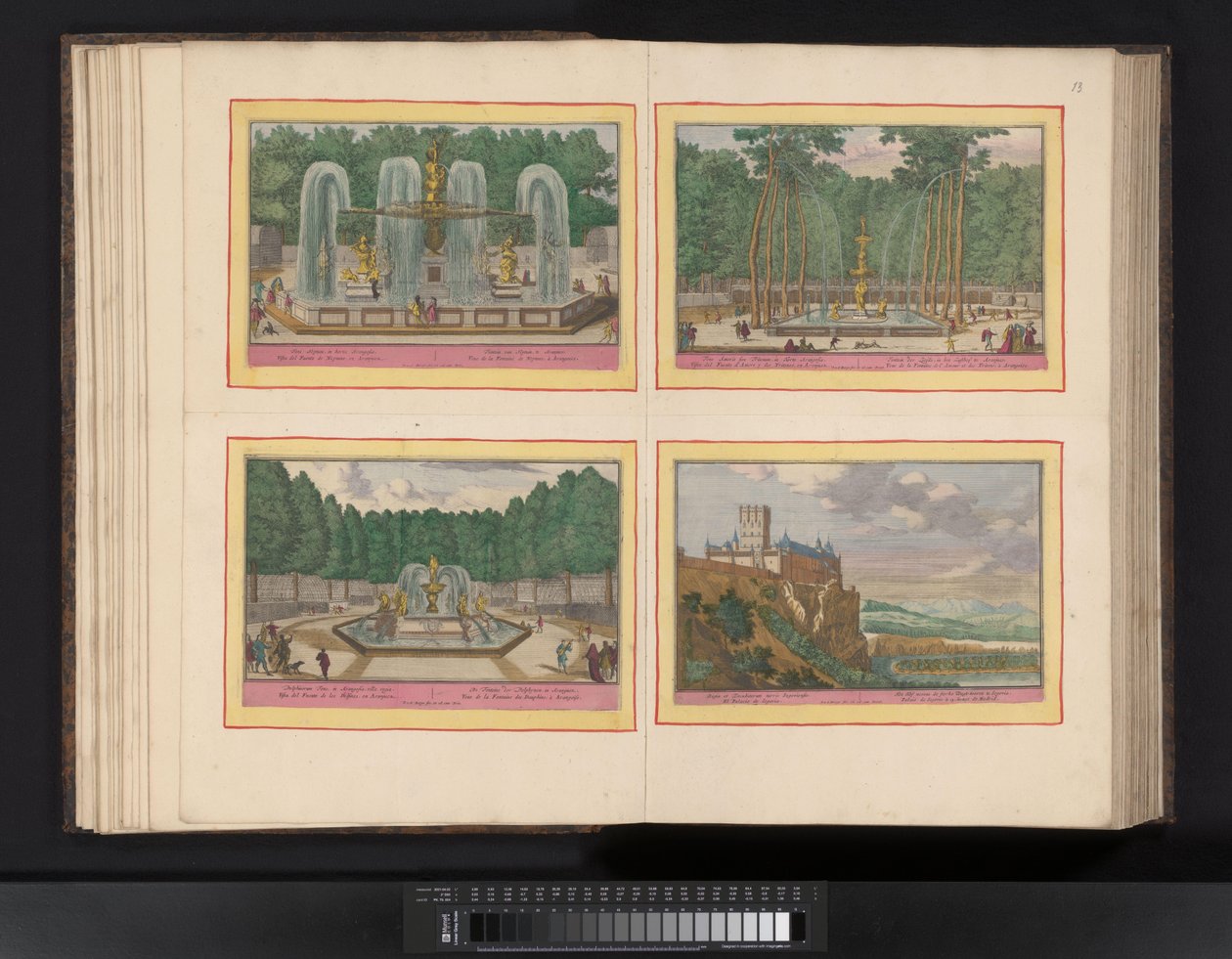 Kaart van het beleg van Barcelona, 1706 door Pieter van Call (II)