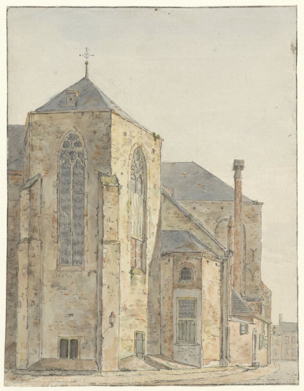Pieterskerk te Utrecht door Pieter van Oort Hzn