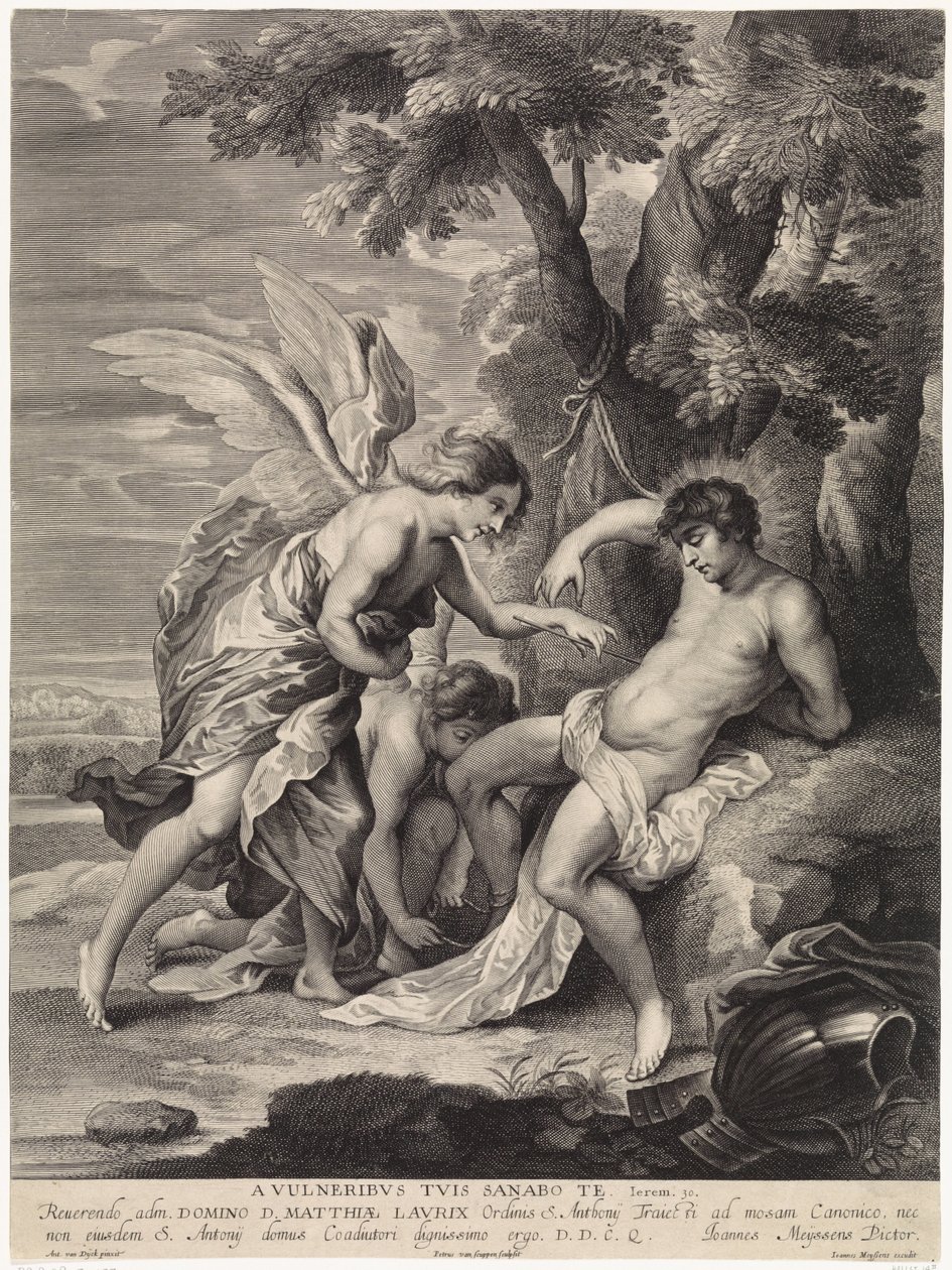 H. Sebastiaan door Pieter van Schuppen