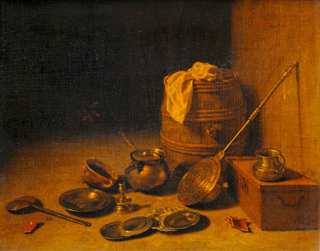 Keukengerei - Keukengerei ... door Pieter van den (c.1613-c.73) Bosch