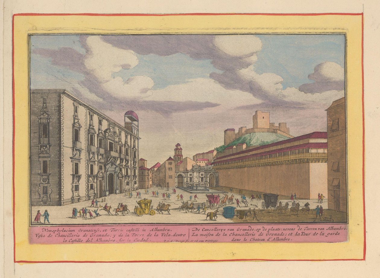 Koninklijke kanselarij of Real Chancillería te Granada door Pieter van den Berge