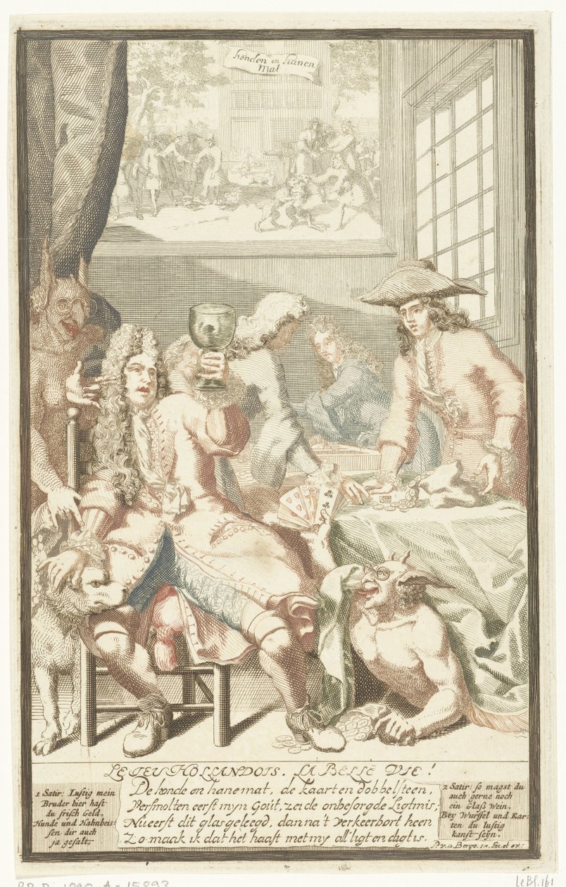 Het Kaartspel door Pieter van den Berge