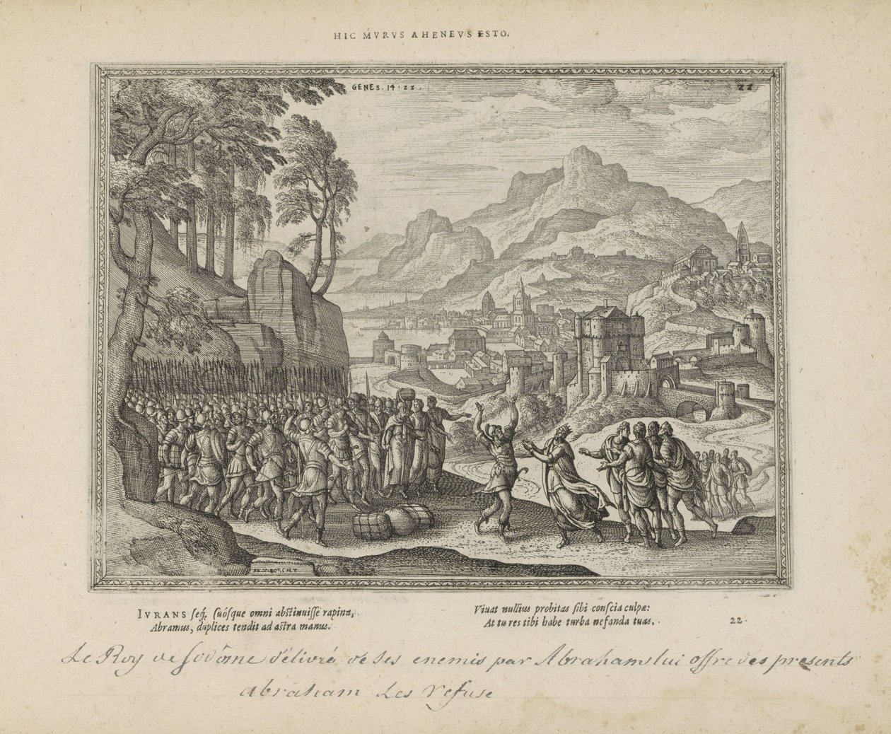 Abraham en de koning van Sodom door Pieter van der Borcht (I)