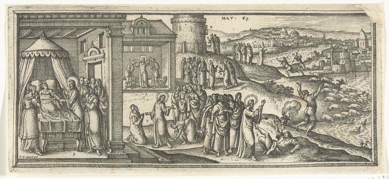 Genezingen van Christus door Pieter van der Borcht (I)