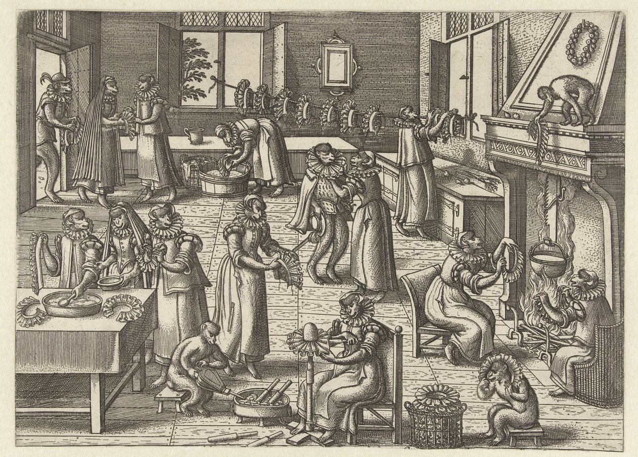Kragenatelier door Pieter van der Borcht (I)