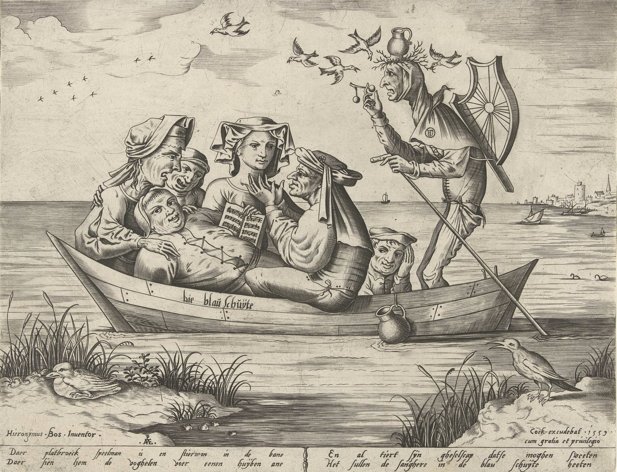 De blauwe schuit door Pieter van der Heyden