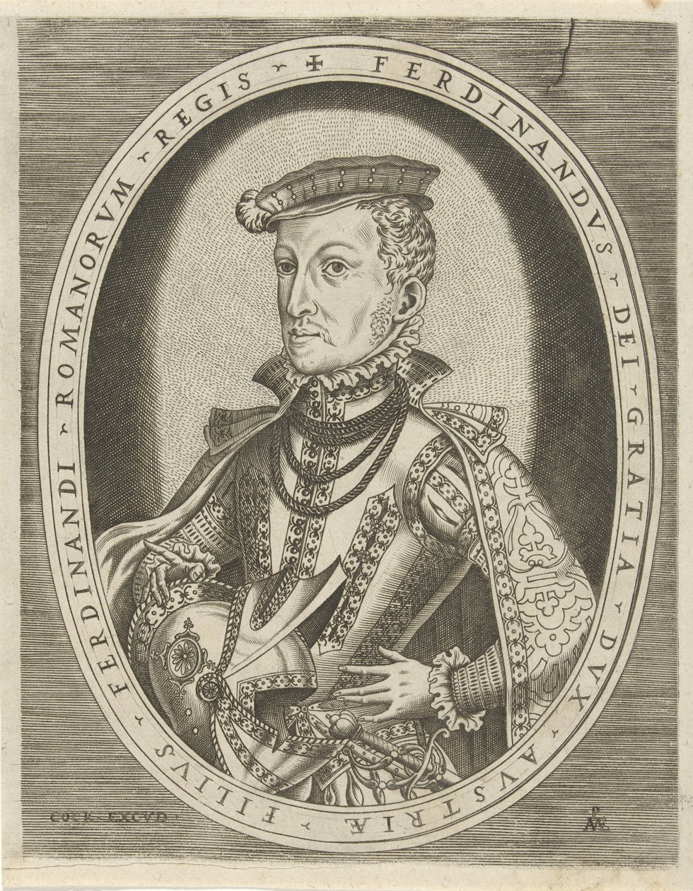 Portret van Ferdinand II van Tirol door Pieter van der Heyden