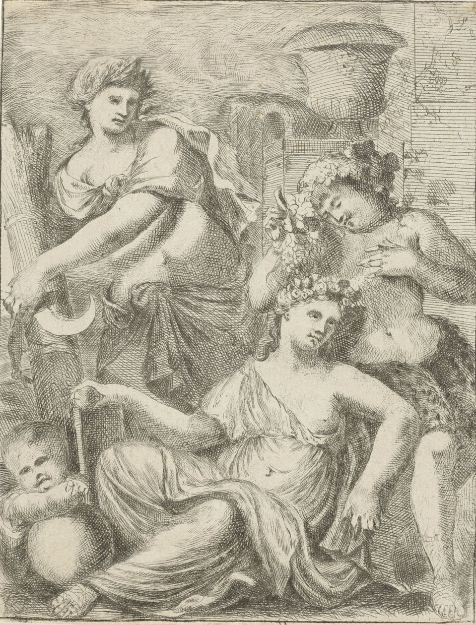 Ceres, Bacchus en Venus door Pieter van der Plas (II)