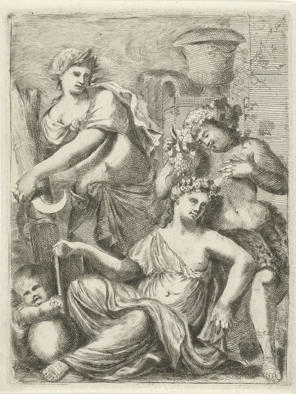 Ceres, Bacchus en Venus door Pieter van der Plas (II)