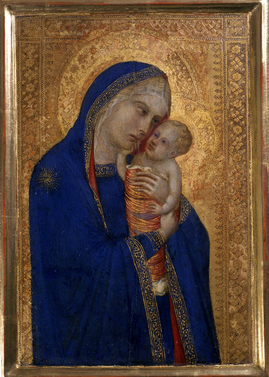 Madonna en Kind, ca.1330 door Pietro Lorenzetti